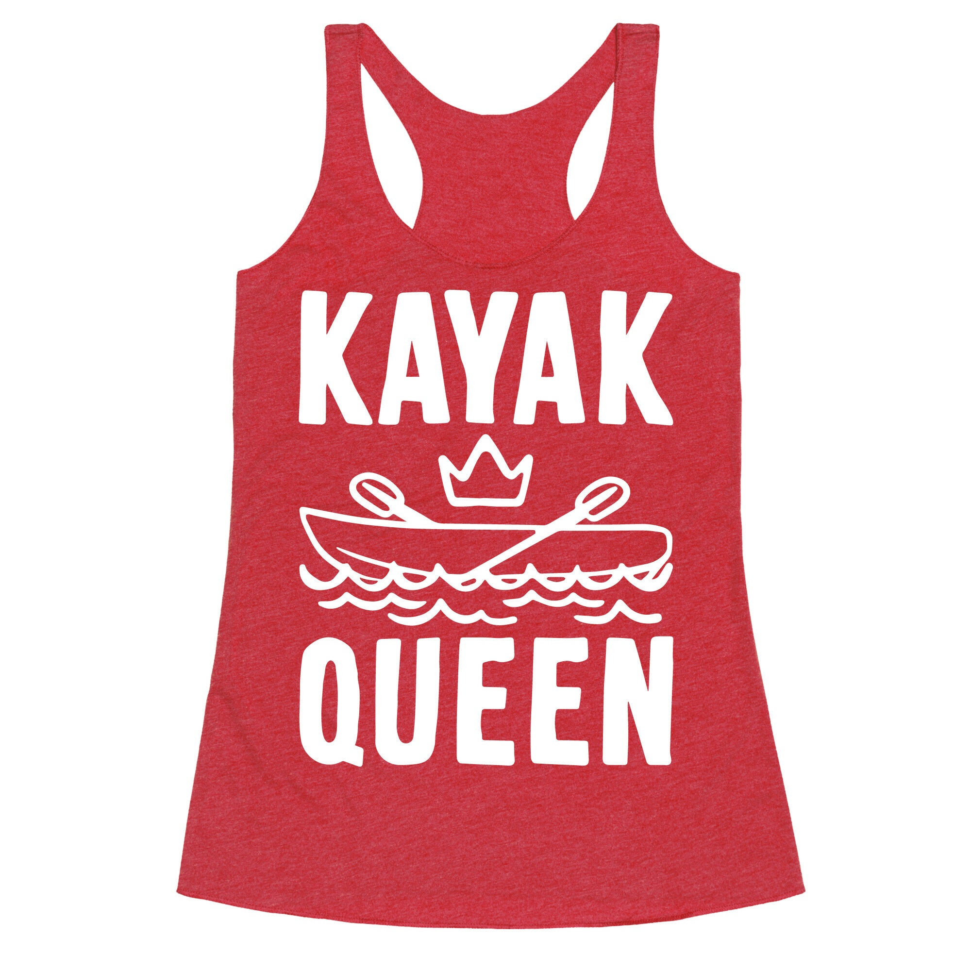 Kayak Queen Racerback Tank